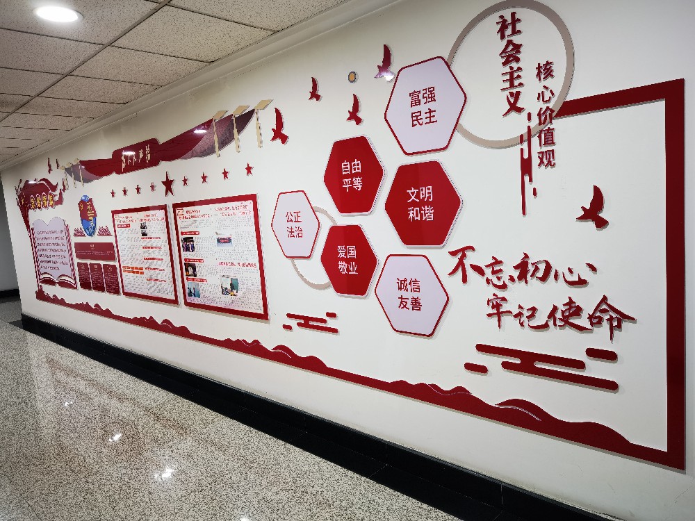 南京企业文化墙设计/公司背景墙制作/前台logo墙安装